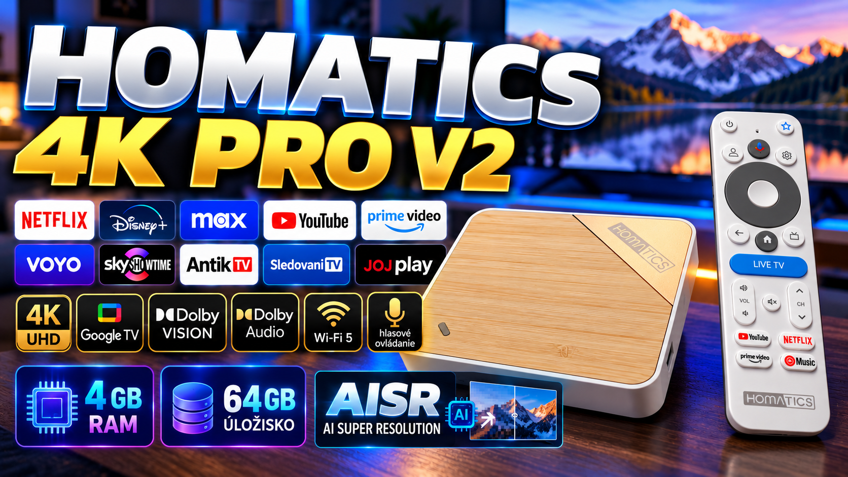 Homatics 4K Pro V2 recenzia